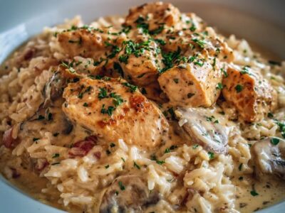 Poulet Crémeux Riz : Recette Facile et Savoureuse en 30 Minutes