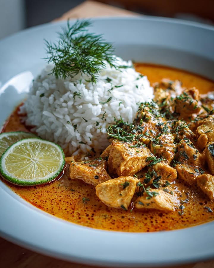 Poulet Curry Épicé