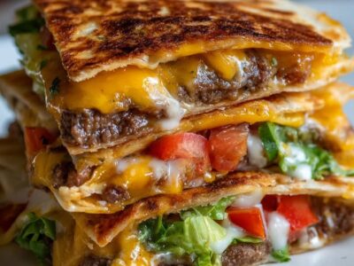 Quesadillas Smashburger Gourmandes : Recette Facile et Savoureuse