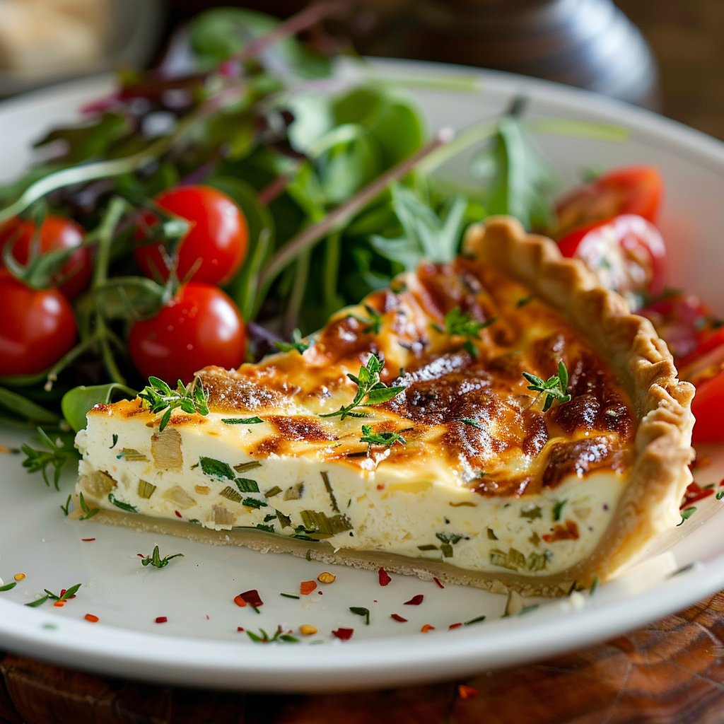 Quiche aux poireaux et chèvre : Recette facile et savoureuse 1 Quiche aux poireaux et chèvre