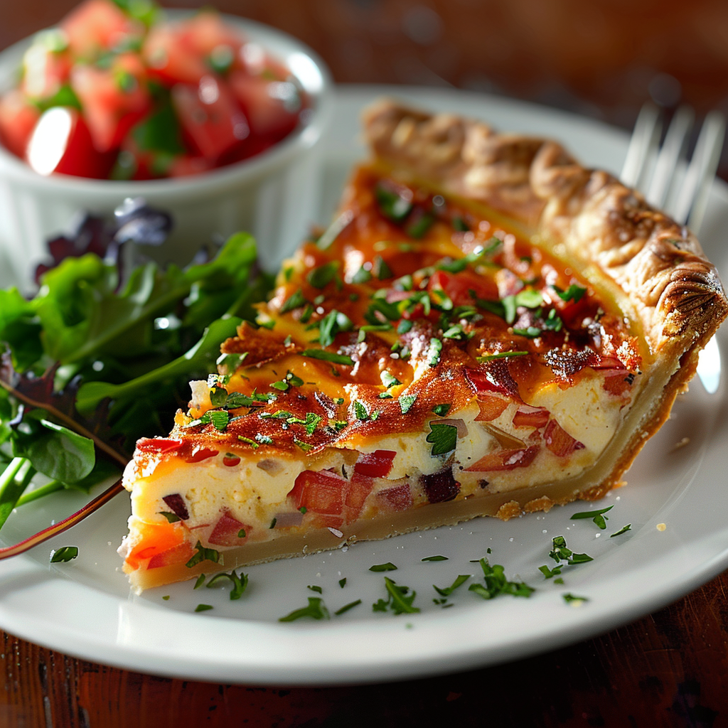 Quiche lorraine traditionnelle : Recette facile et savoureuse 2 Quiche lorraine traditionnelle
