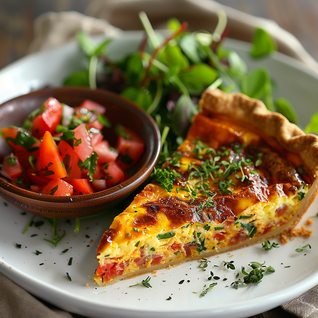 Quiche lorraine traditionnelle : Recette facile et savoureuse 3 Quiche lorraine traditionnelle