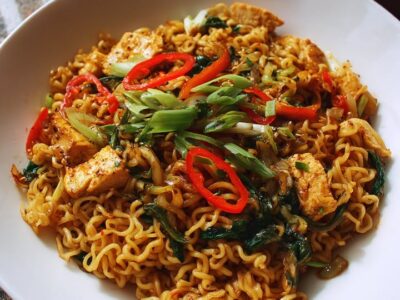 Ramen Sautés Poulet : Recette Facile et Savoureuse