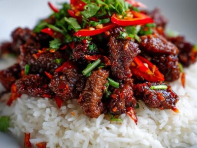 Riz Bœuf Épicé : Recette Savoureuse et Facile à Préparer
