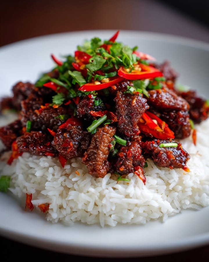 Riz Bœuf Épicé