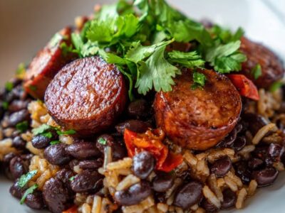Riz Saucisses Haricots : Recette Facile et Savoureuse