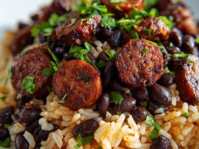 Riz Saucisses Haricots : Recette Facile et Savoureuse
