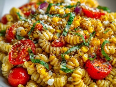Salade Pâtes Maïs Grillé : Recette Savoureuse et Facile