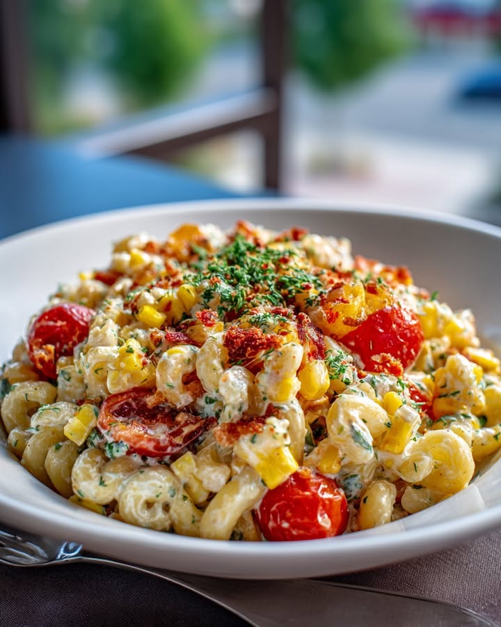 Salade Pâtes Maïs Healthy : Recette Facile et Savoureuse 1 Salade Pâtes Maïs Healthy