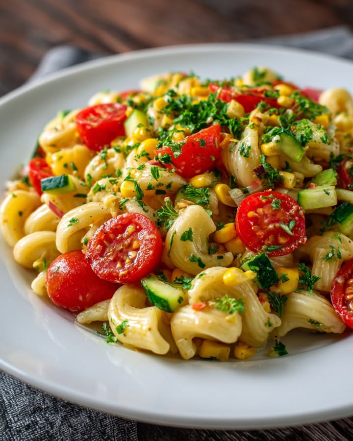 Salade Pâtes Maïs : Recette Facile et Savoureuse 1 Salade Pâtes Maïs