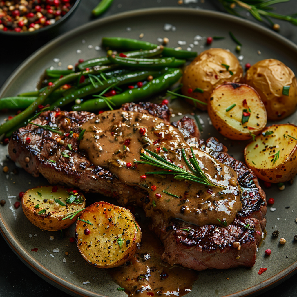 Sauce au poivre pour steak : Recette facile et savoureuse 3 Sauce au poivre pour steak