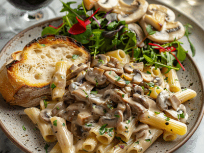 Sauce aux champignons pour pâtes : Recette facile et savoureuse