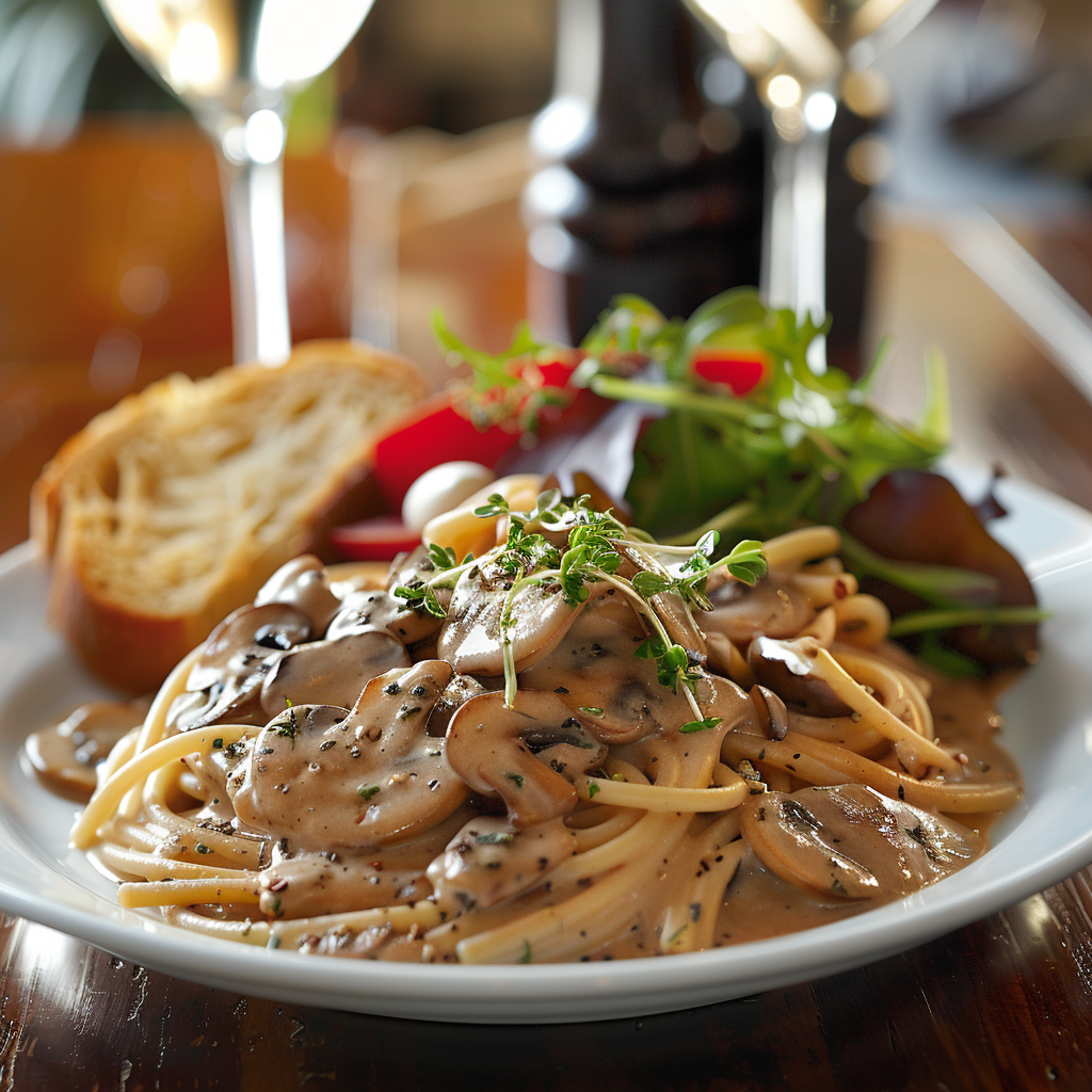 Sauce aux champignons pour pâtes