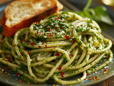 Sauce pesto de roquette facile et savoureuse pour vos plats