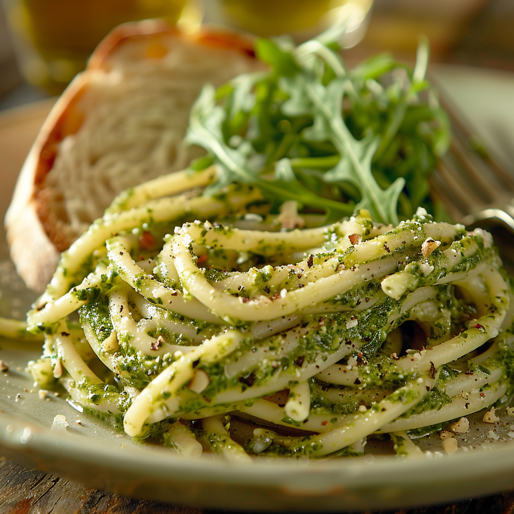 Sauce pesto de roquette