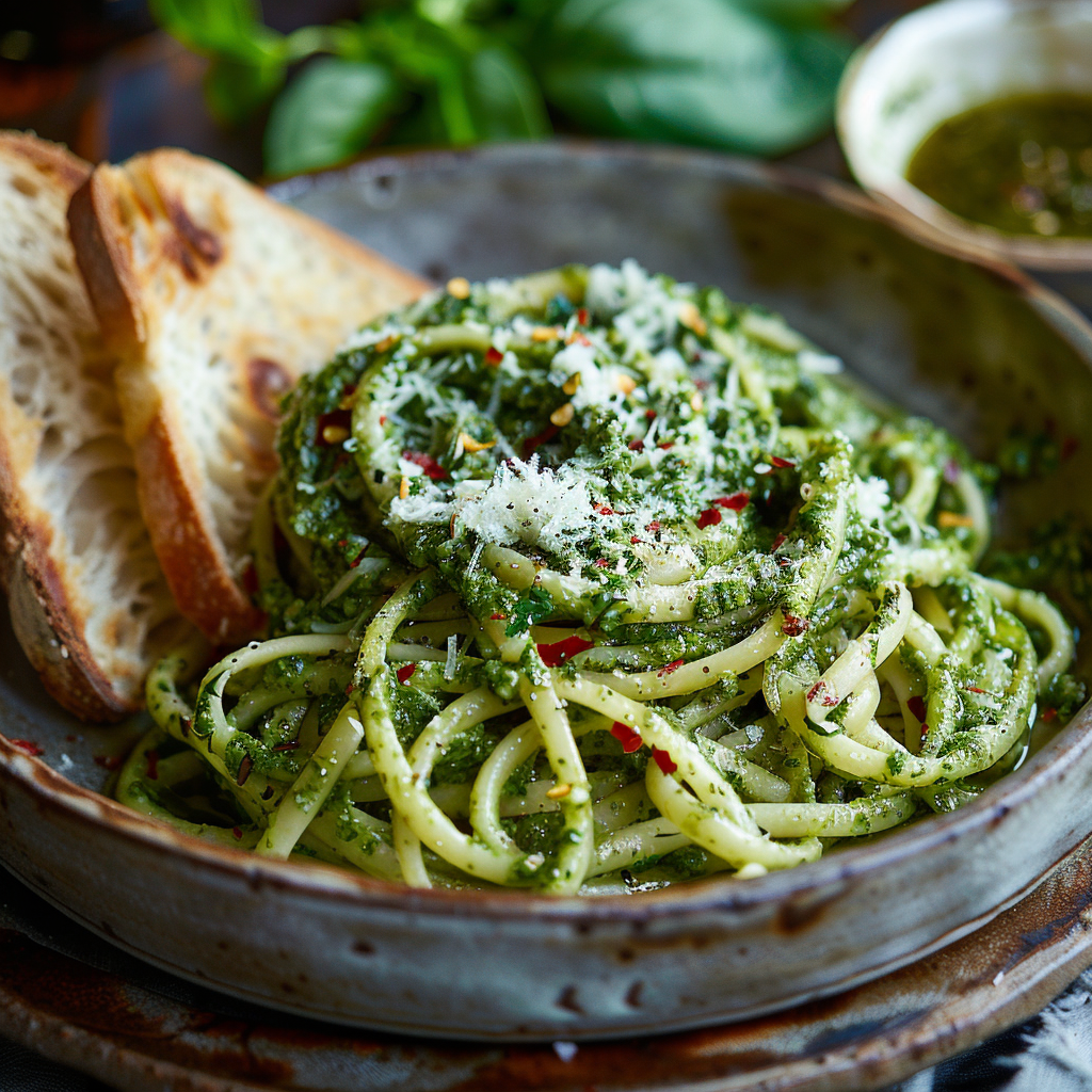 Sauce pesto de roquette