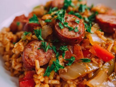 Saucisses Cajun Riz : Recette Savoureuse et Facile à Préparer