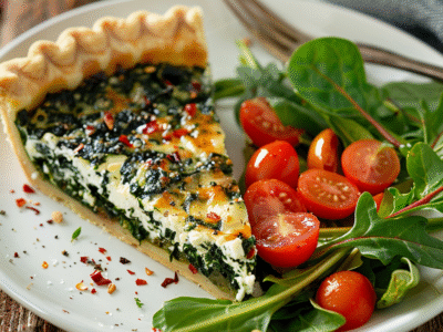 Tarte salée aux épinards et ricotta : Recette facile et savoureuse