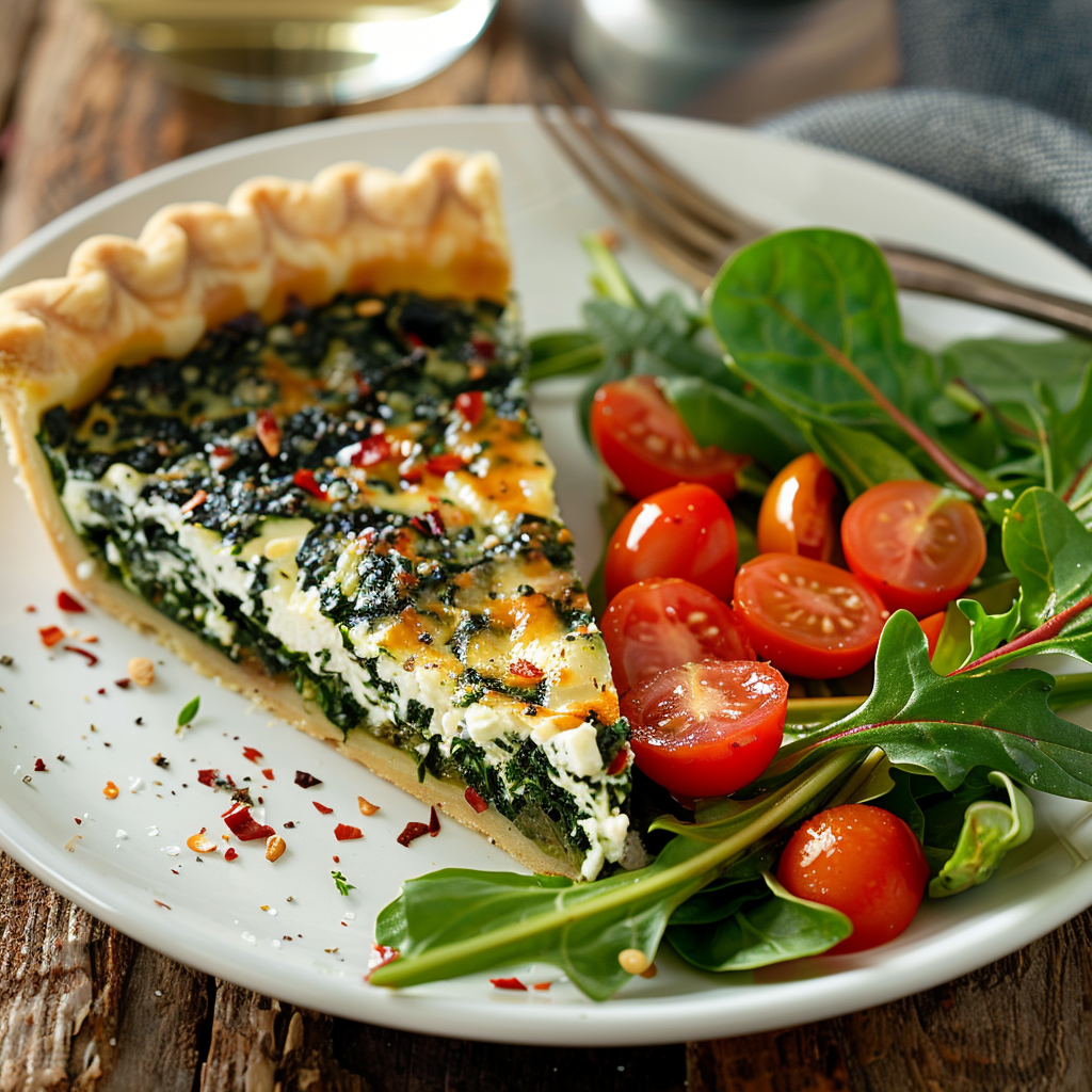 Tarte salée aux épinards et ricotta
