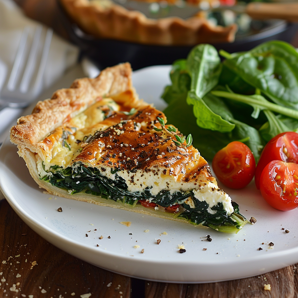 Tarte salée aux épinards et ricotta : Recette facile et savoureuse 3 Tarte salée aux épinards et ricotta