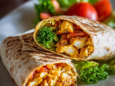Wraps Poulet Ail Fromage : Recette Savoureuse et Facile à Préparer