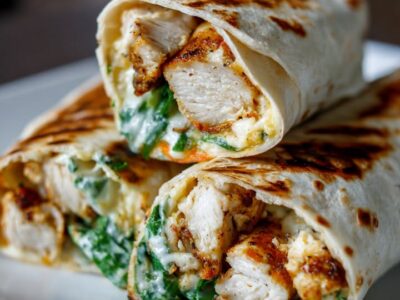 Wraps Poulet Ail : Recette Facile et Savoureuse