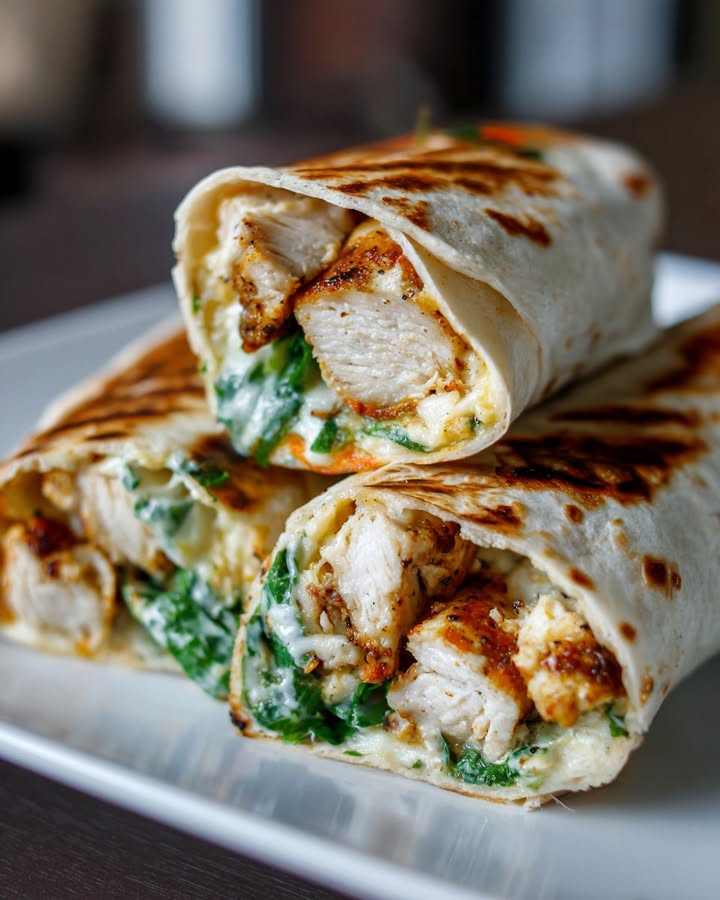 Wraps Poulet Ail : Recette Facile et Savoureuse 1 Wraps Poulet Ail