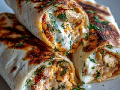 Wraps Poulet Fromage Fondant : Recette Facile et Savoureuse