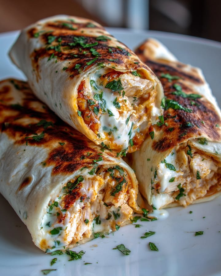 Wraps Poulet Fromage Fondant