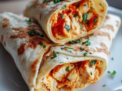 Wraps Poulet Fromage : Recette Facile et Savoureuse