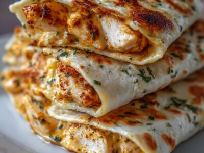 Wraps Poulet Fromage : Recette Facile et Savoureuse