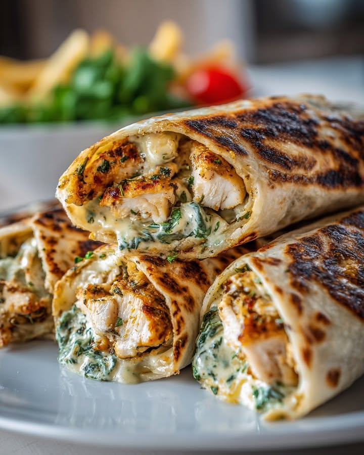 Wraps Poulet Fromage