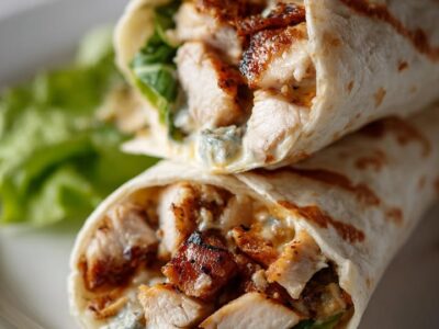 Wraps Poulet Fromagé : Recette Facile et Savoureuse