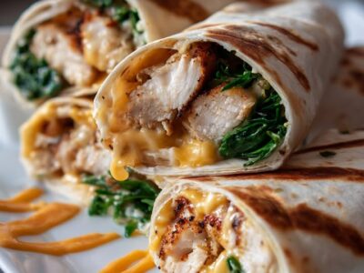 Wraps Poulet Fromage : Recette Facile et Savoureuse