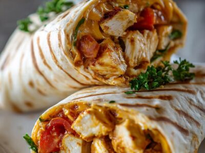 Wraps Poulet Fromage : Recette Facile et Savoureuse