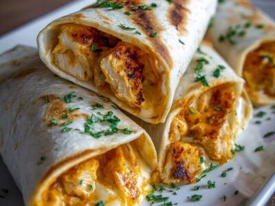 Wraps Poulet Fromage : Recette Facile et Savoureuse
