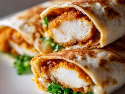 Wraps Poulet Mozzarella Croustillants : Recette Facile et Savoureuse