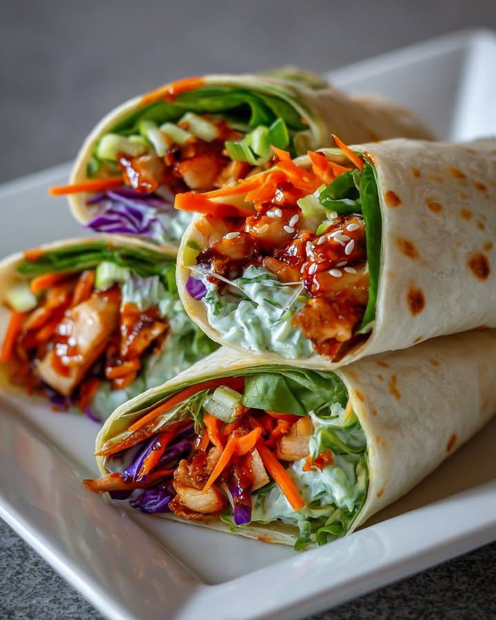 Wraps Poulet Sweet Chili