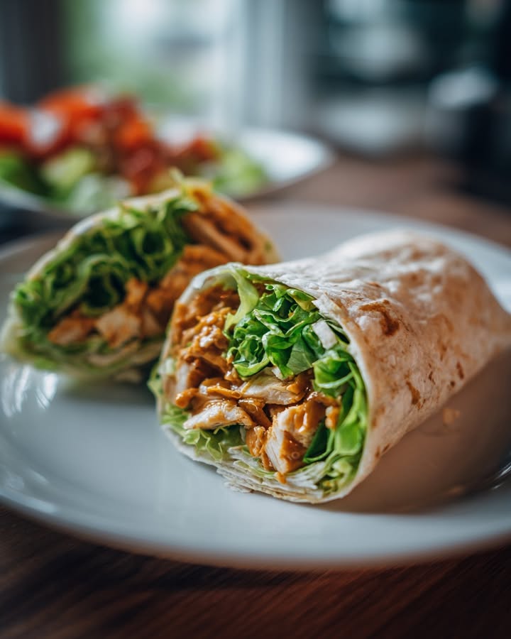 Wraps Poulet Thaï Savoureux : Recette Facile et Rapide 1 Wraps Poulet Thaï