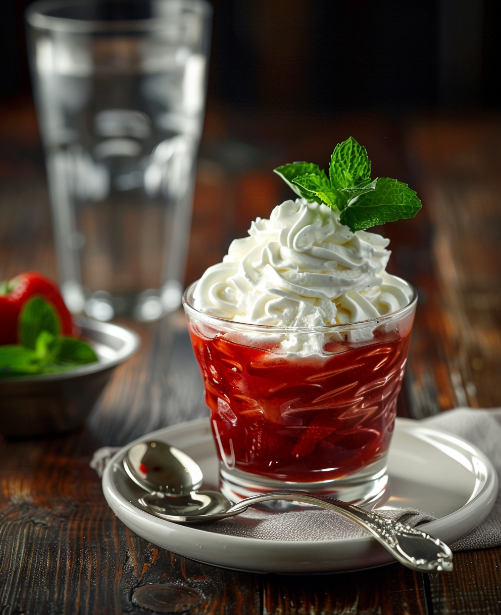 recette verrine aux fraises
