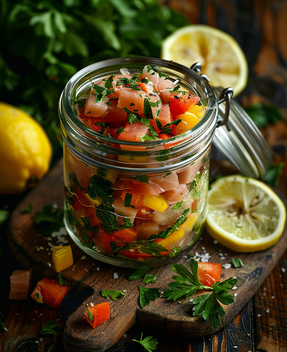 recette verrine thon