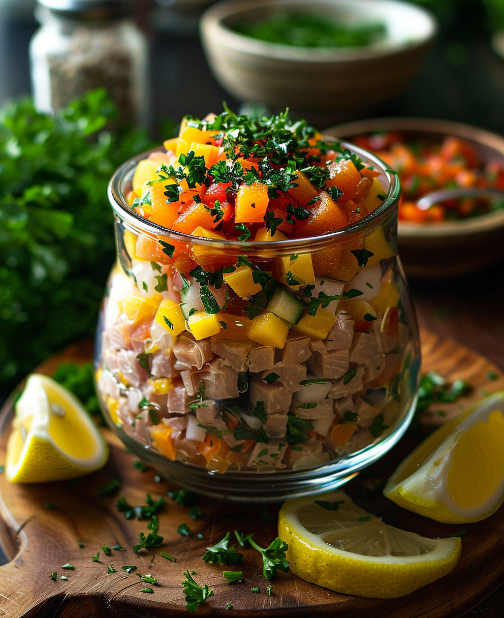 recette verrine thon