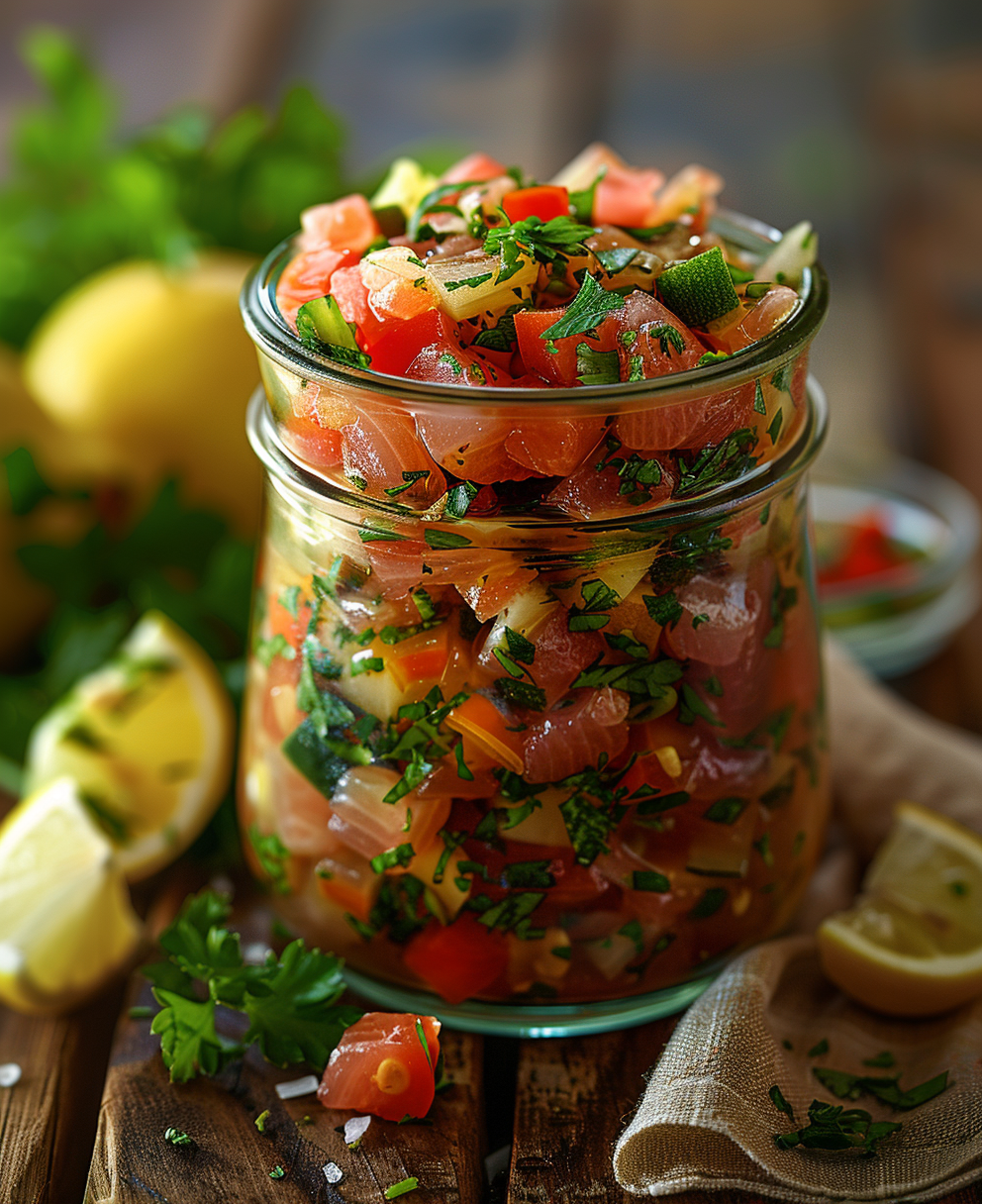 recette verrine thon