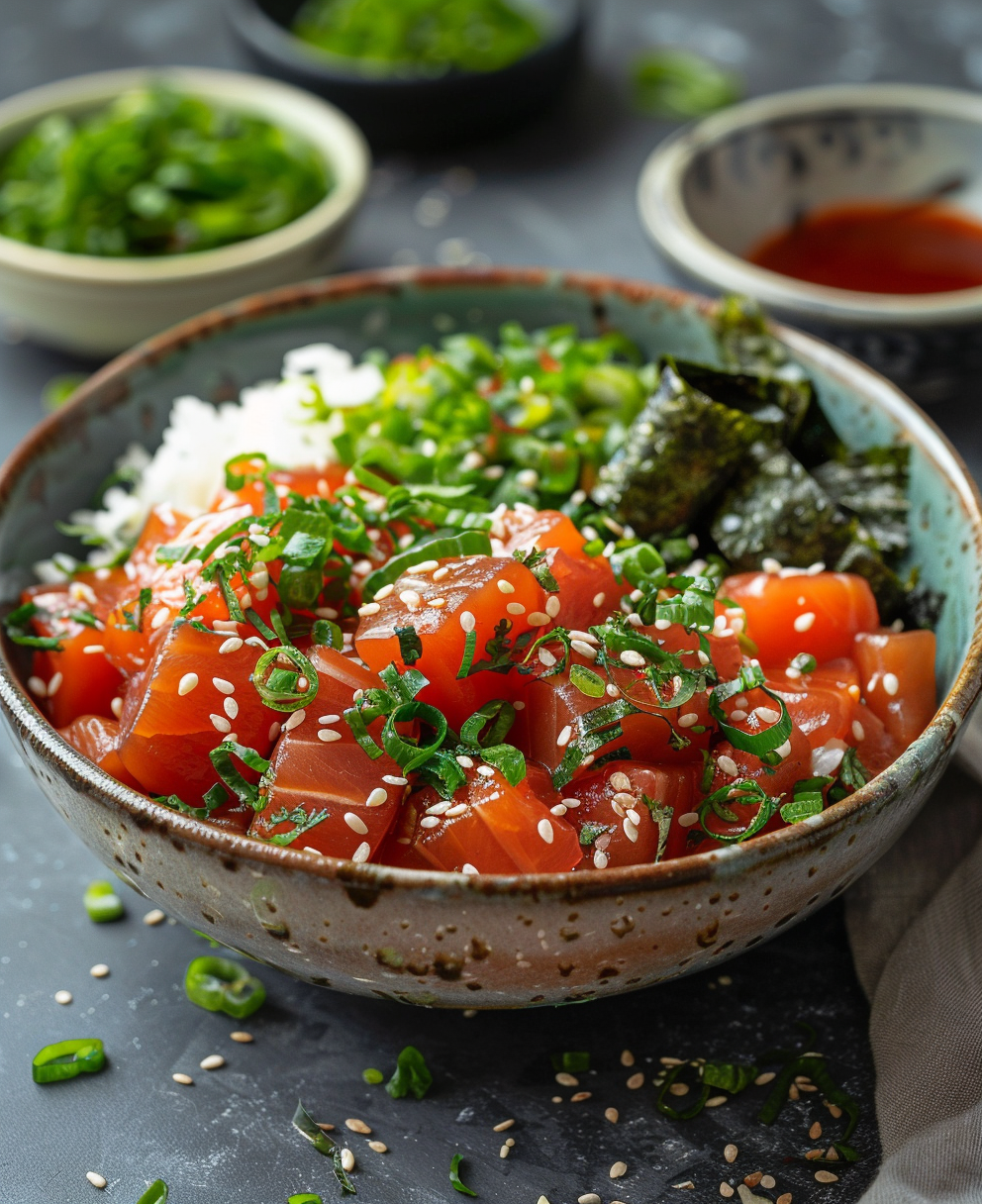sauce poke bowl
