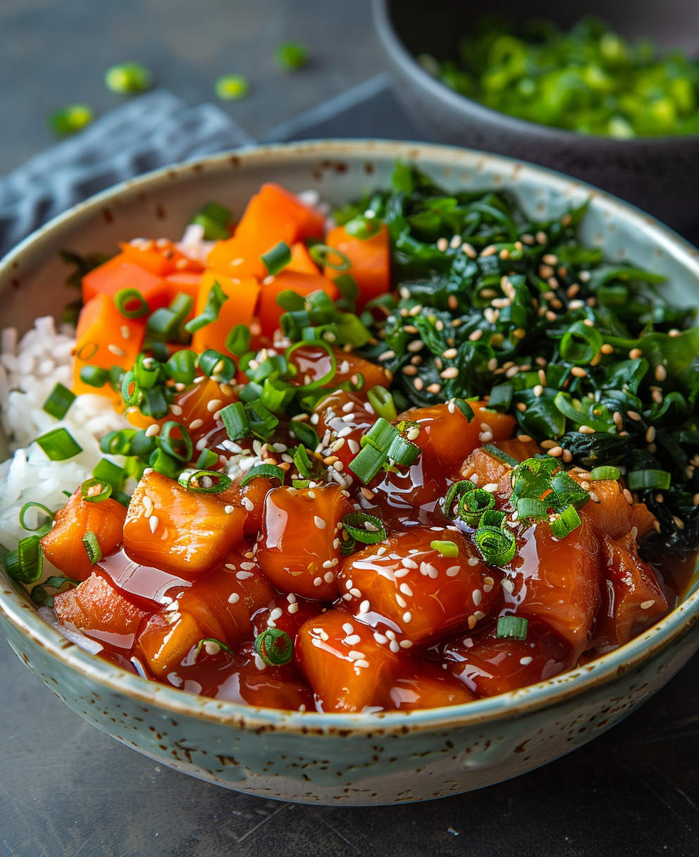 sauce poke bowl