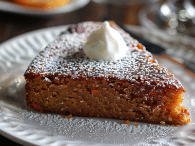 Cake à la carotte et gingembre : Recette facile et savoureuse