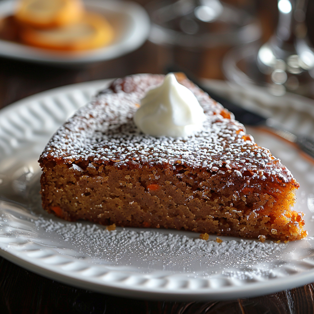 Cake à la carotte et gingembre
