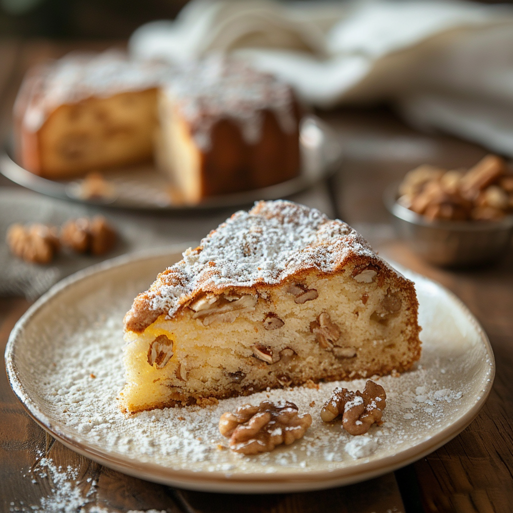 Cake au yaourt et noix : Recette facile et savoureuse 5 Cake au yaourt et noix