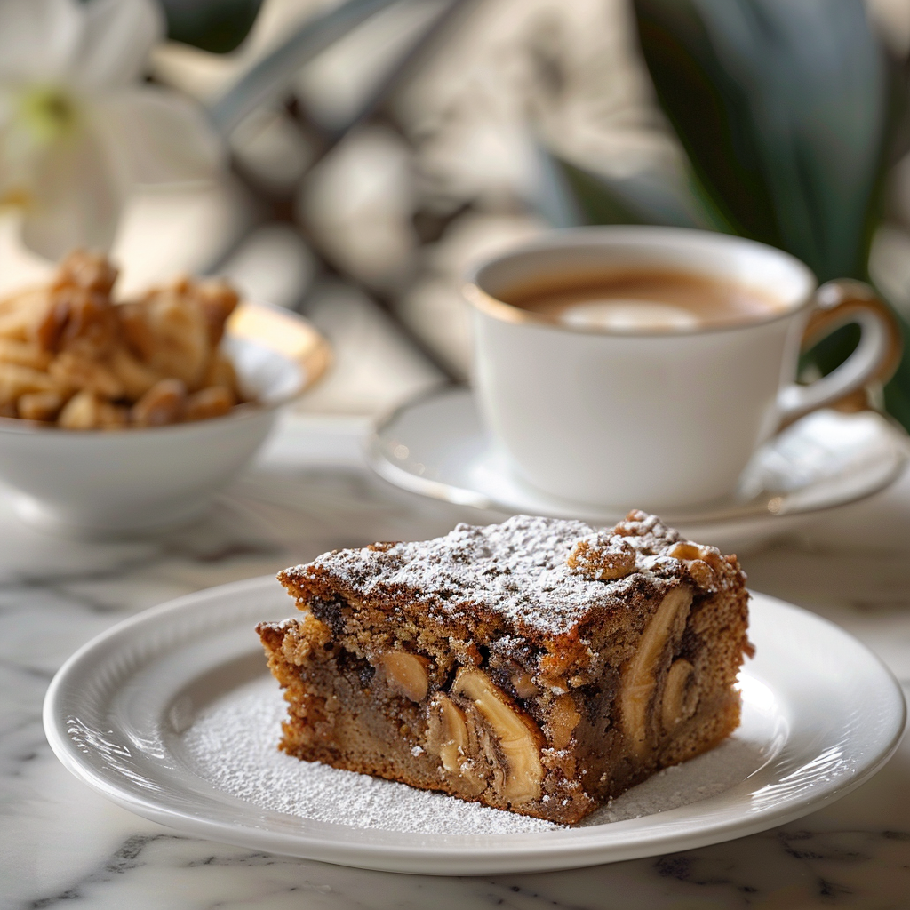 Cake banane‑noix