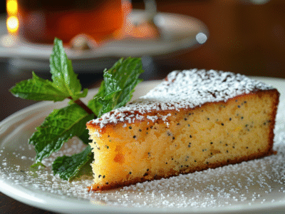 Cake citron-pavot : Recette facile et savoureuse